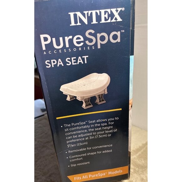 Adjustable Spa Seat Intex PureSpa Accessories Adjustable Height Slip Resistant - Picture 3 of 7